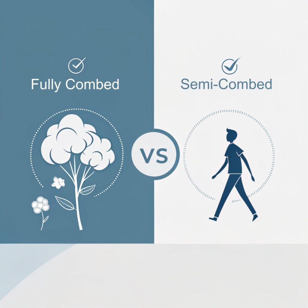 Fully Combed vs Semi-Combed Comparison
