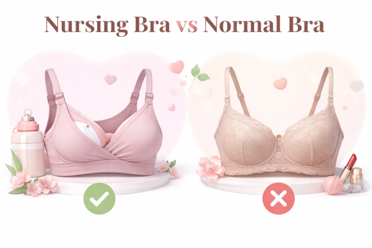 nursing bra vs normal bra