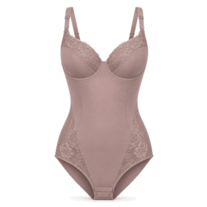 lace tummy control bodysuit