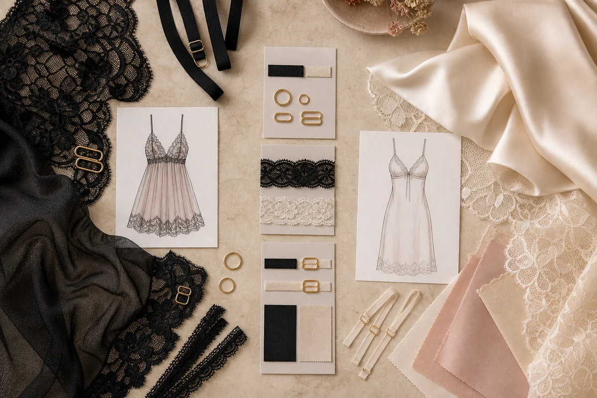 Fabric options for babydoll and chemise lingerie