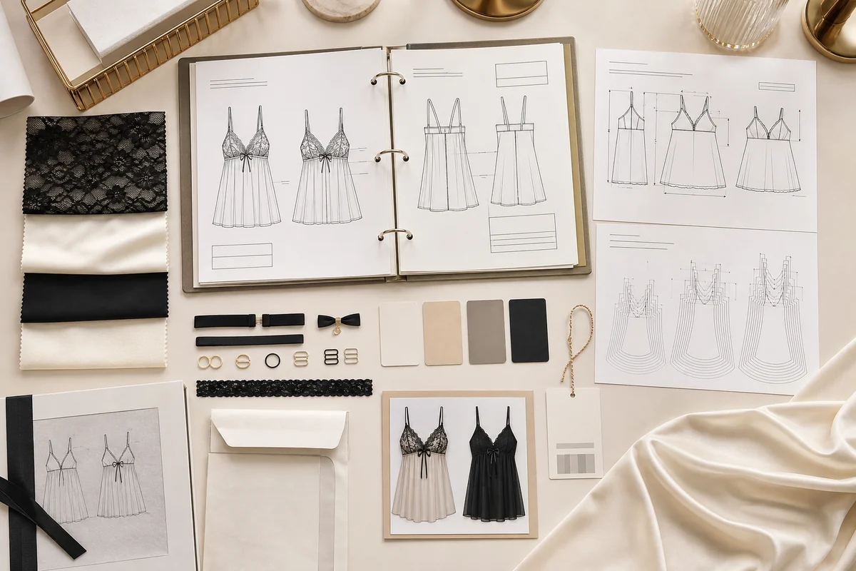 Babydoll and chemise development brief checklist